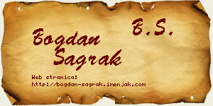 Bogdan Sagrak vizit kartica